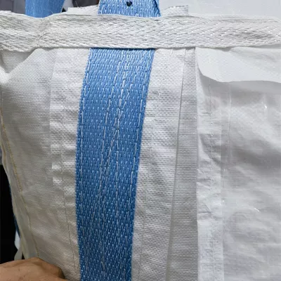 Tubular Kaolin Bulk Bag with Cross-Corner Loops — view 3