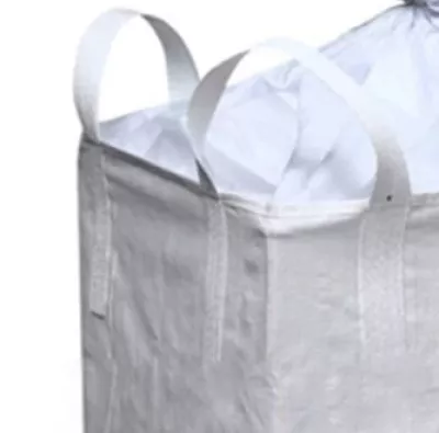 Bolsa circular blanca con parte superior tipo duffle 93 x 93 x 120 — view 4