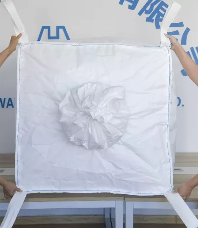 Flat-Bottom Fly Ash Bulk Bag with Top Fill Spout — view 5