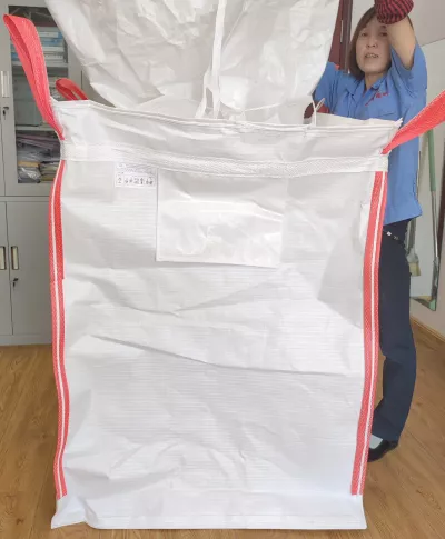 Custom-Size Chemical Powder PP Bag with Side-Seam Loops — view 2
