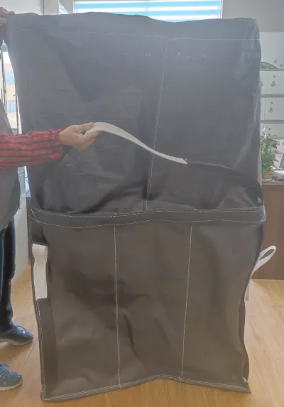 Four-Panel Potato Baffle Bag with Side-Seam Loops — view 2