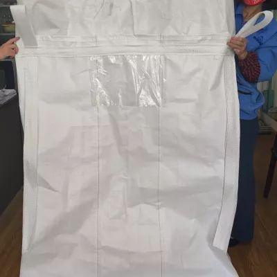 Uncoated U-Panel Baffle FIBC with Side-Seam Loops — view 5