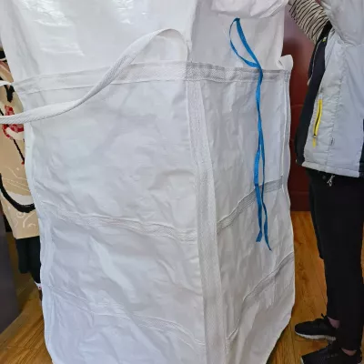 92x92x125 Tubular Skirt-Fill Bag with Cross-Corner Loops — view 2