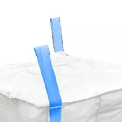 Uncoated Virgin PP Baffle Bag for Cement with Side-Seam Loops — view 6