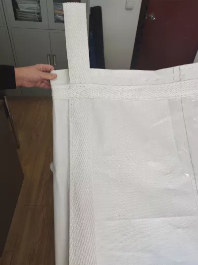 Wei&szlig;er Baffle-Jumbo-Sack mit Sch&uuml;rzenoberseite, 95 &times; 95 &times; 110 — view 4