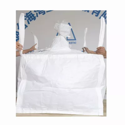 90x90x60 U-Panel Packing Bag in White Virgin PP — view 6