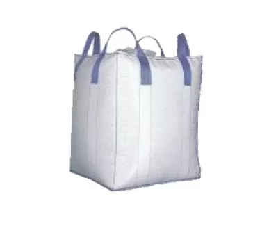 White Sand Jumbo Bag with Fill Spout and Flat Bottom — view 6
