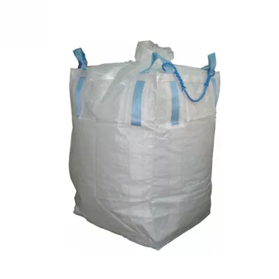 Uncoated Tubular Rice FIBC with Cross-Corner Loops — view 3