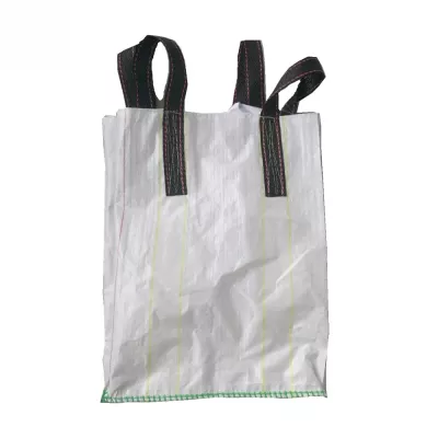 Uncoated Tubular Rice FIBC with Cross-Corner Loops — view 6