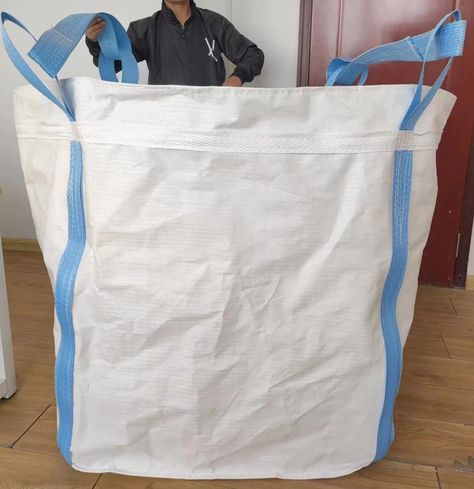 Tubular Skirt-Top Jumbo Bag 95 x 95 x 110 with Flat Base — detail view 2