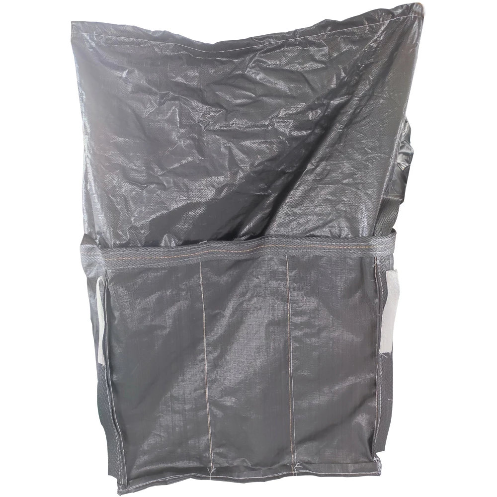 Black Potato Baffle Bag with Customer Logo Printing — detail view 1
