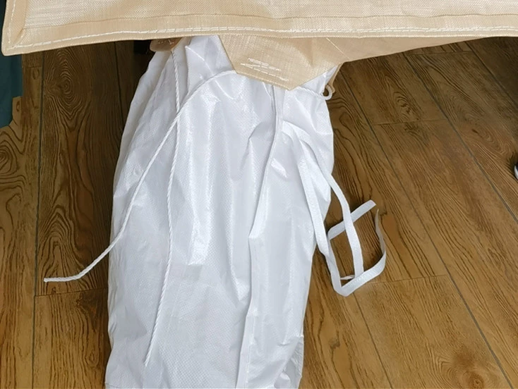 Jumbo bag in PP beige non rivestito 93 x 93 x 120 — detail view 4