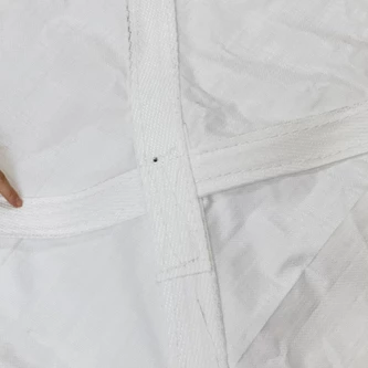 FIBC tubular para arena de 80x80x90 con cuerpo blanco y llenado abierto — detail view 6