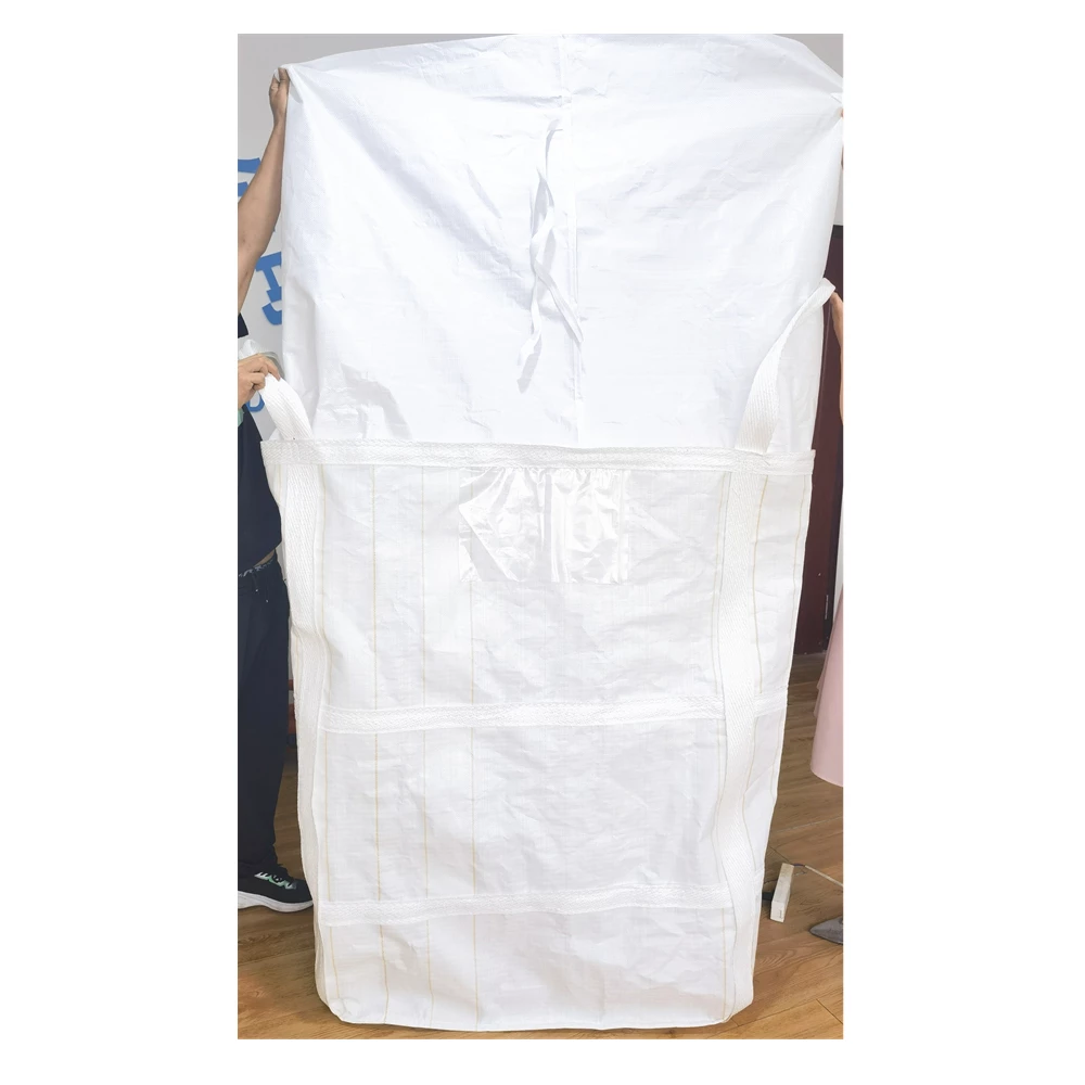 Skirt-Top U-Panel FIBC for Chemical Packing with Discharge Spout — detail view 1