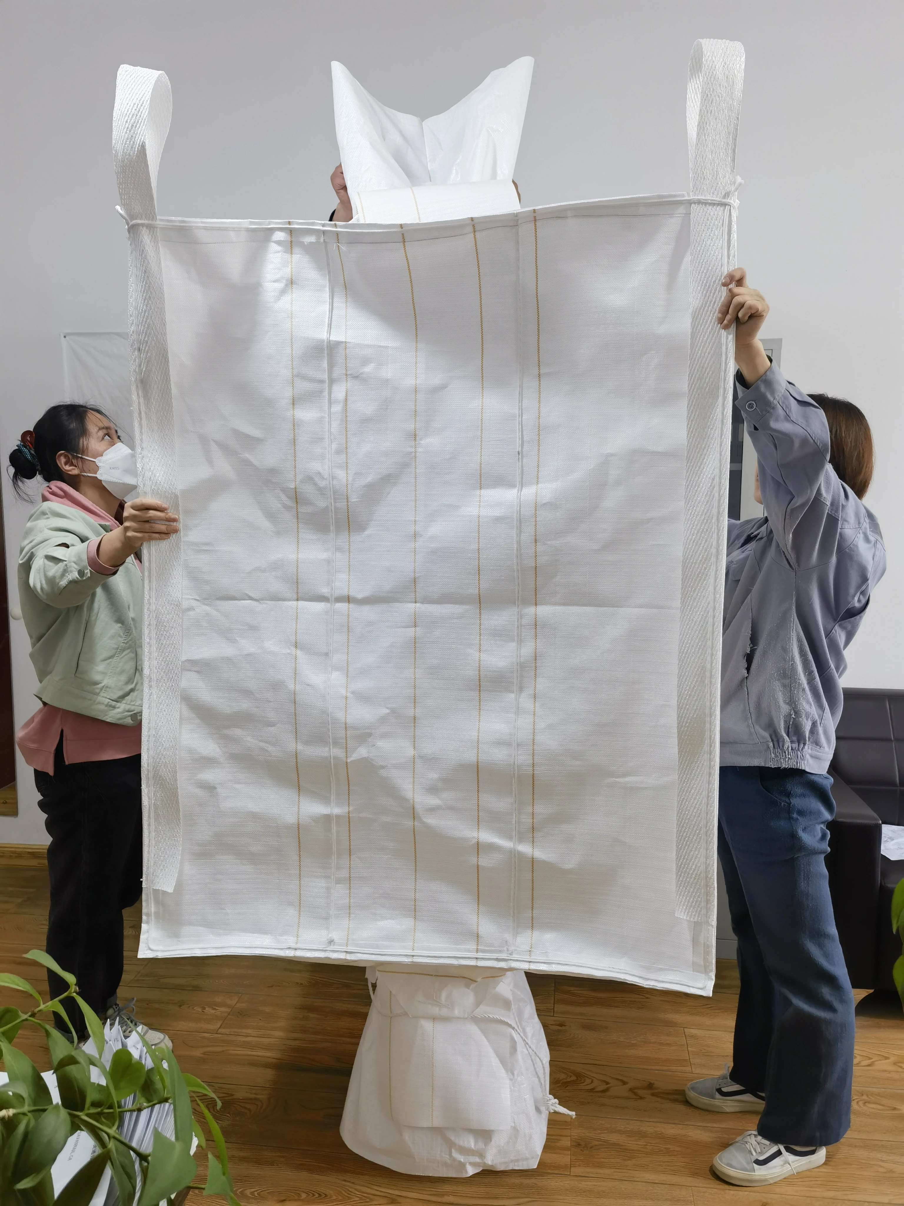 95 × 95 × 130 Baffle Jumbo Bag with Offset Printing — detail view 3