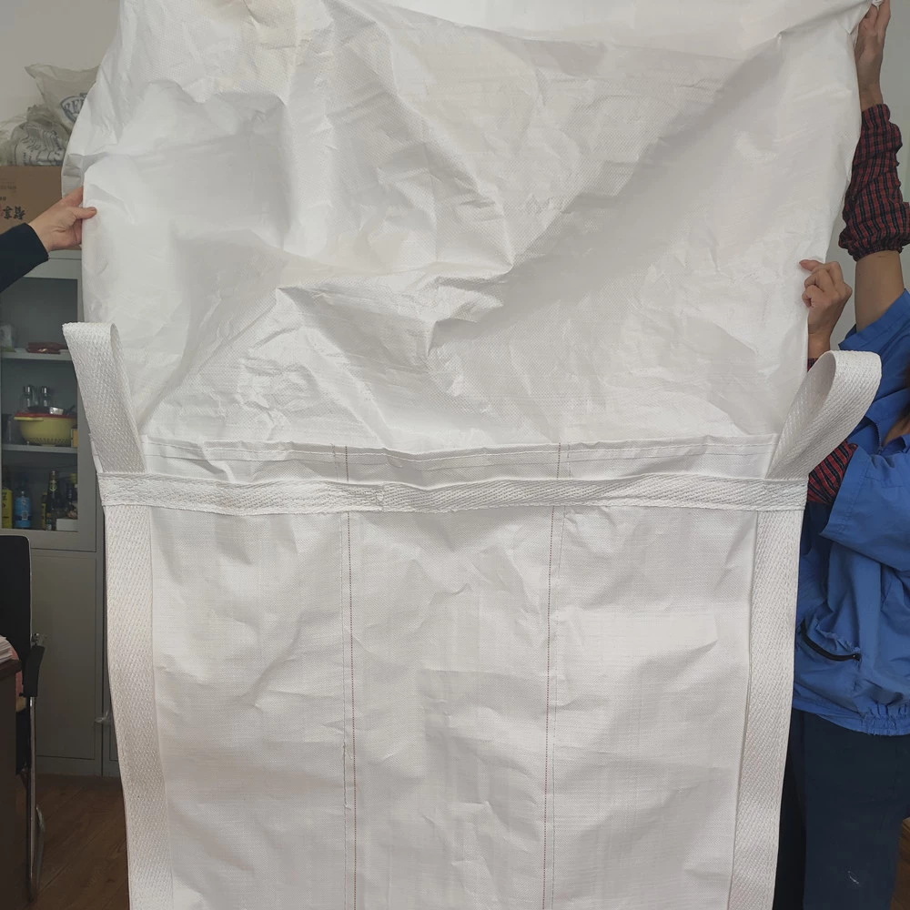 Uncoated U-Panel Baffle FIBC with Side-Seam Loops — detail view 3