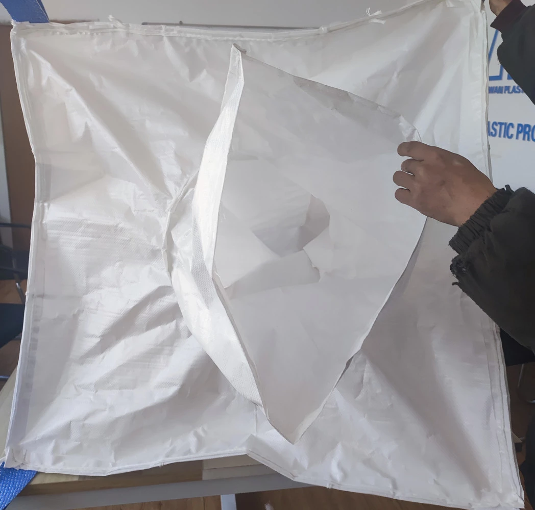 Coated White Baffle FIBC 100 x 100 x 120 — detail view 4
