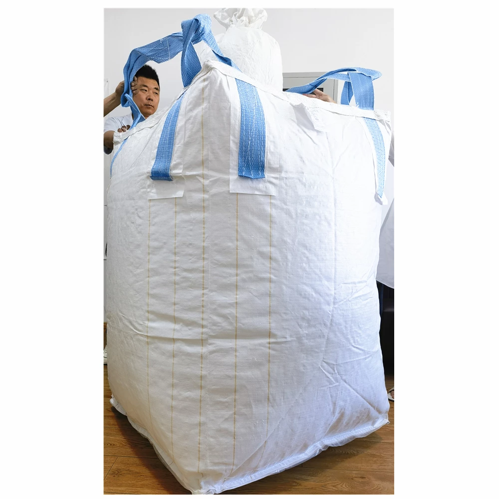 Tubular Kaolin Bulk Bag with Cross-Corner Loops — detail view 4