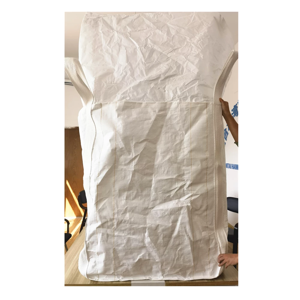 Skirt-Top U-Panel Bulk Bag with Flat Base and Side-Seam Loops — detail view 1