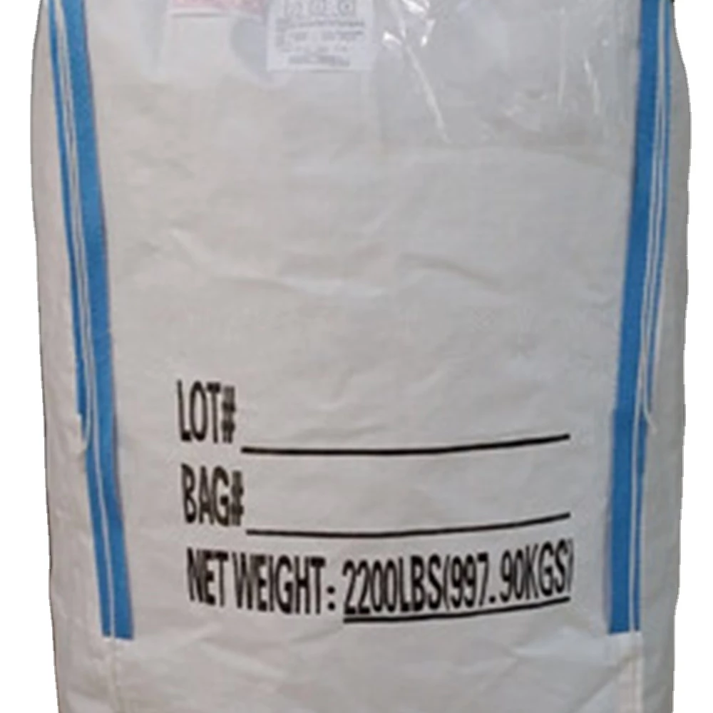 White U-Panel Jumbo Bag with Siftproof Designation and Dual Spouts — detail view 1
