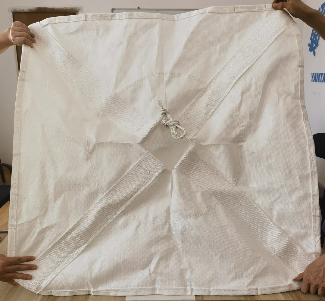Skirt-Top U-Panel Bulk Bag with Flat Base and Side-Seam Loops — detail view 6