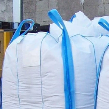 95x95x130 White Baffle Container Bag with Filling and Discharge Spouts — detail view 2