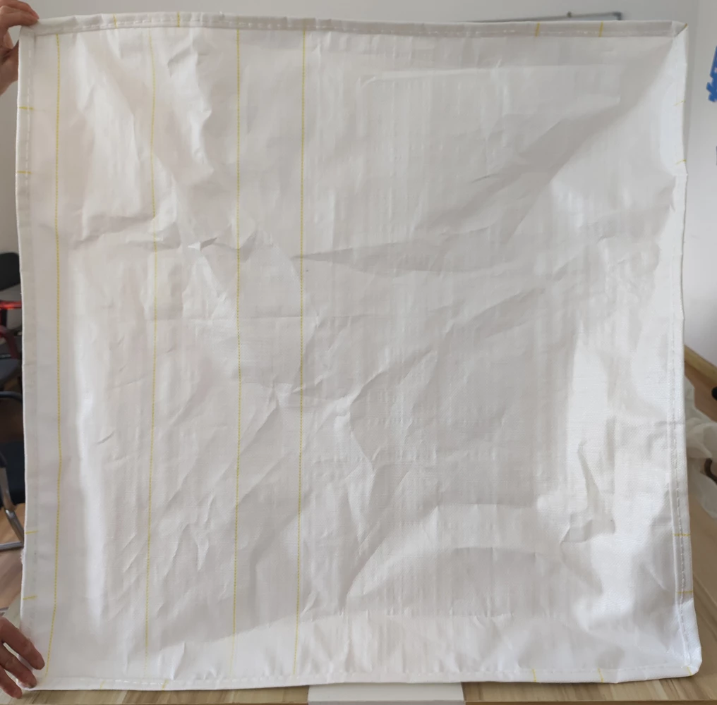 90x90x100 Virgin PP Sand Sack with Tubular Body and Flat Bottom — detail view 2