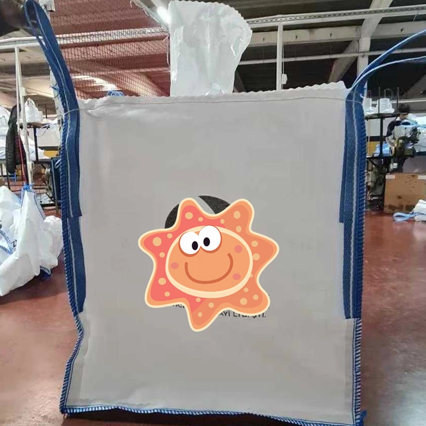 Uncoated U-Panel Virgin PP Jumbo Bag with Fill Spout and Flat Base — detail view 2