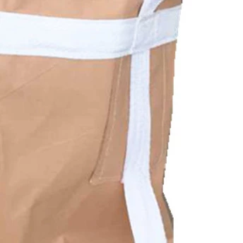 Beige Uncoated Tubular Cement Bag with Two Spout Fittings — detail view 5