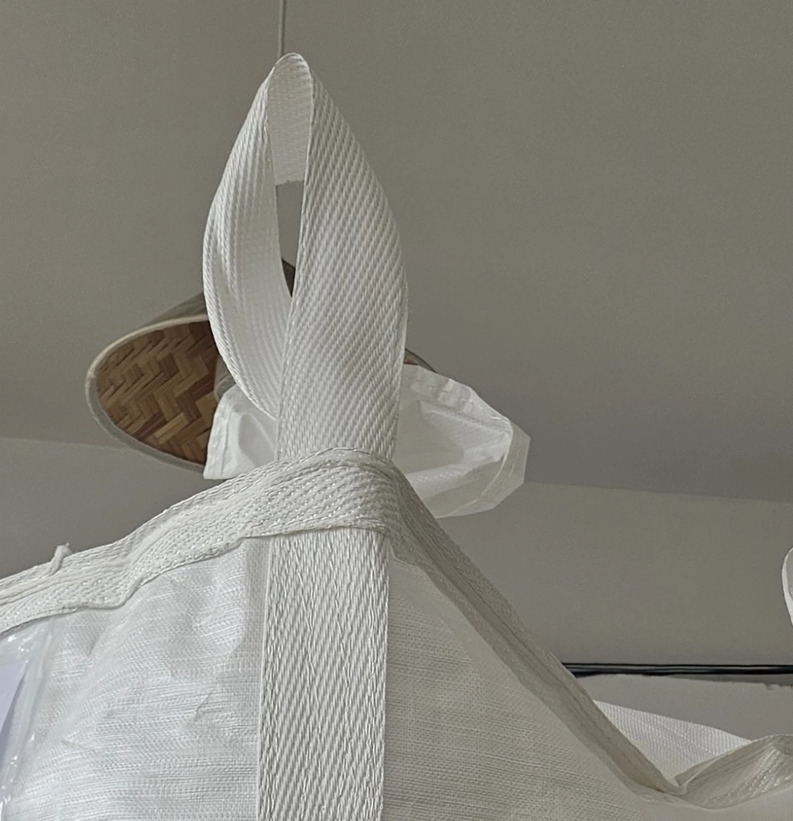 Coated White Tubular Jumbo Bag 90 x 90 x 120 — detail view 4