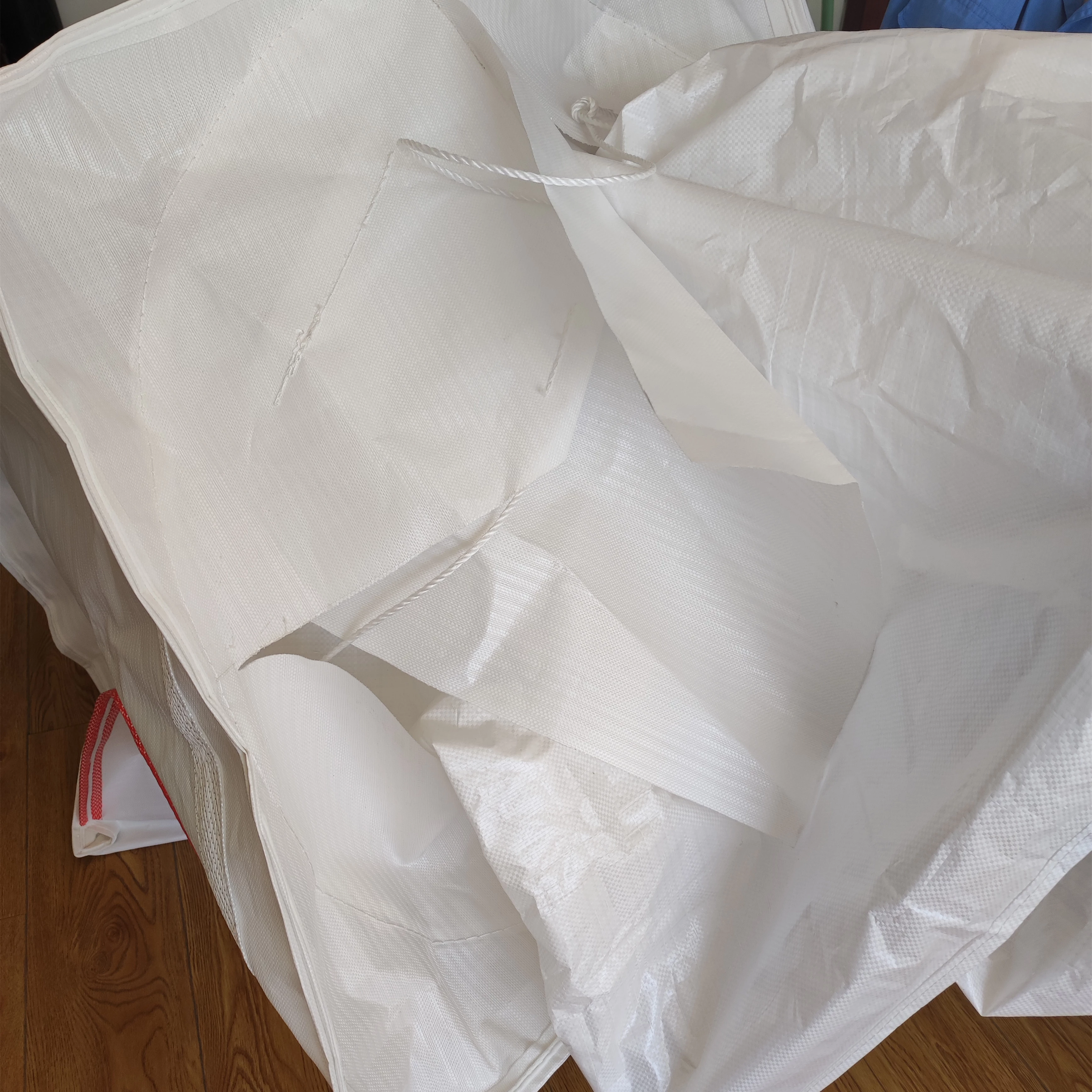 Custom-Size Chemical Powder PP Bag with Side-Seam Loops — detail view 6