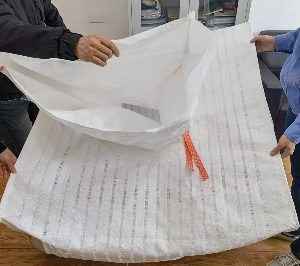Duffle-Top Breathable Potato Bulk Bag with Discharge Spout — detail view 5