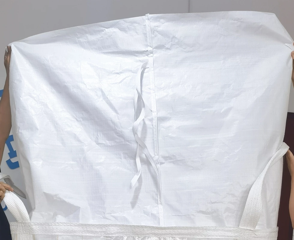 Skirt-Top U-Panel FIBC for Chemical Packing with Discharge Spout — detail view 2