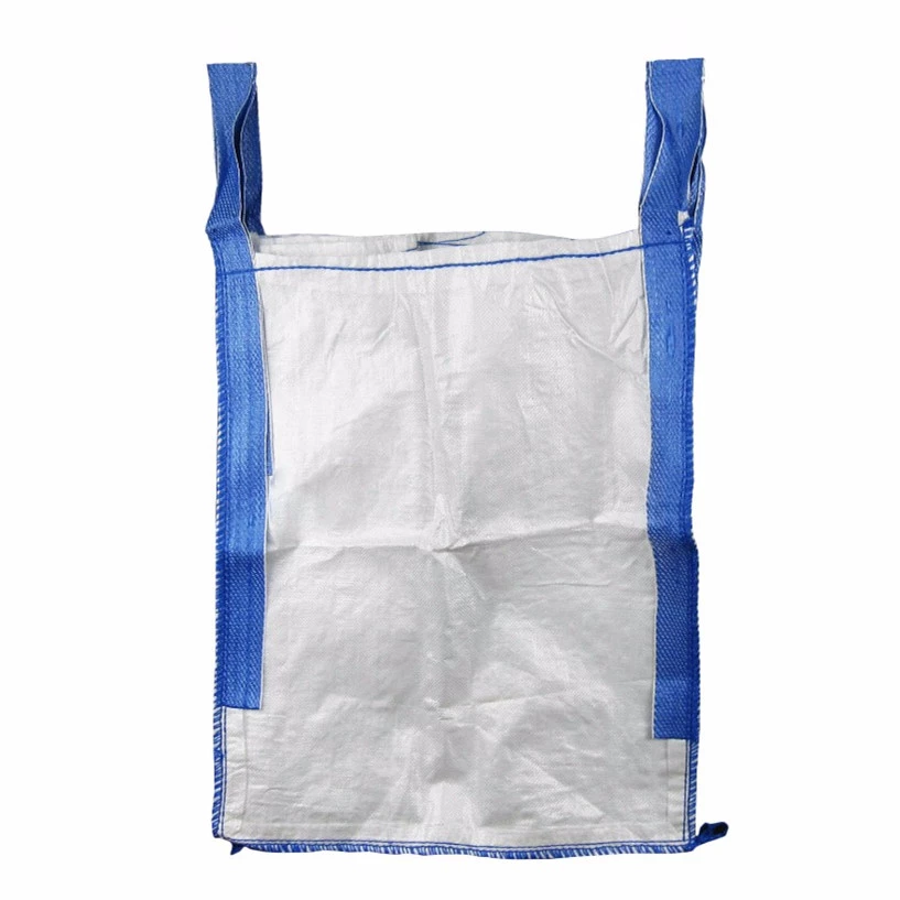 70x70x60 White Tubular Sand FIBC with Side-Seam Loops — detail view 1