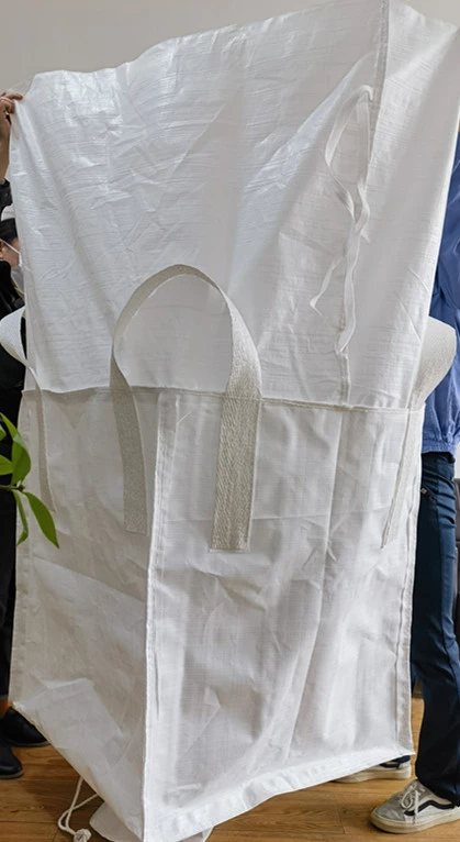 PE-Lined Duffle-Top Tubular Bag, 70x70x80 — detail view 3