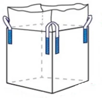 Bolsa de PP para residuos con parte superior de fald&oacute;n y base plana — detail view 3