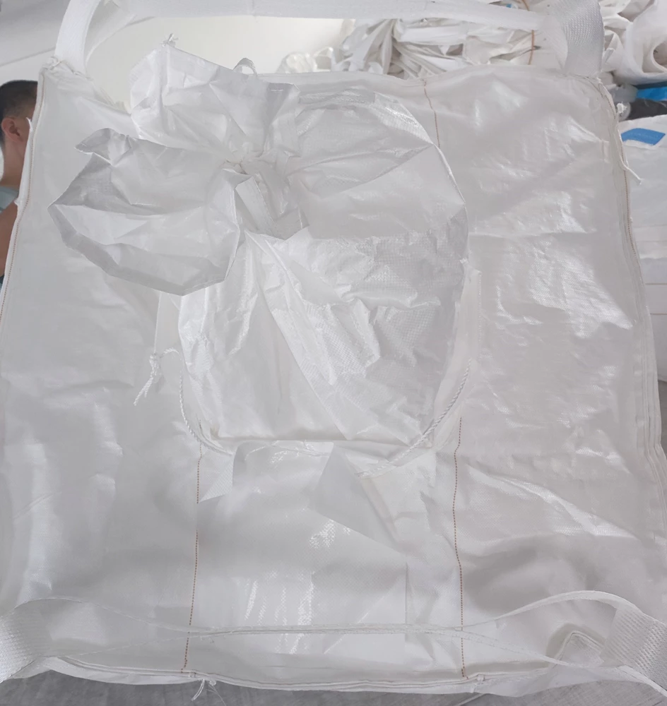 White Polypropylene Baffle Container Bag for Flour Packing — detail view 4