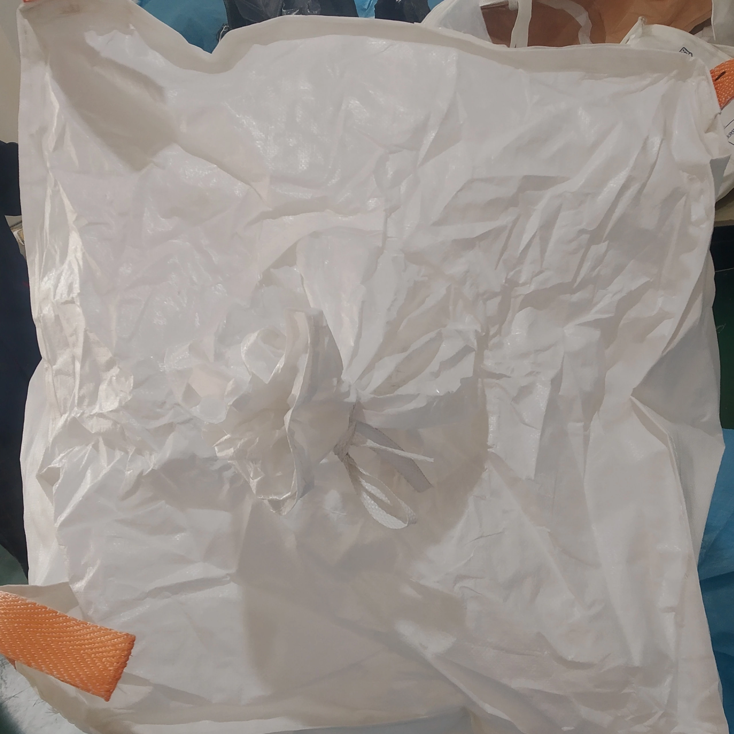 White U-Panel Peanut FIBC with Filling and Discharge Spouts — detail view 5