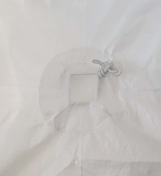 White U-Panel PP Jumbo Bag with Cross-Corner Spout Configuration — detail view 5