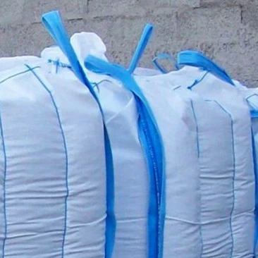 95x95x130 White Baffle Container Bag with Filling and Discharge Spouts — detail view 5