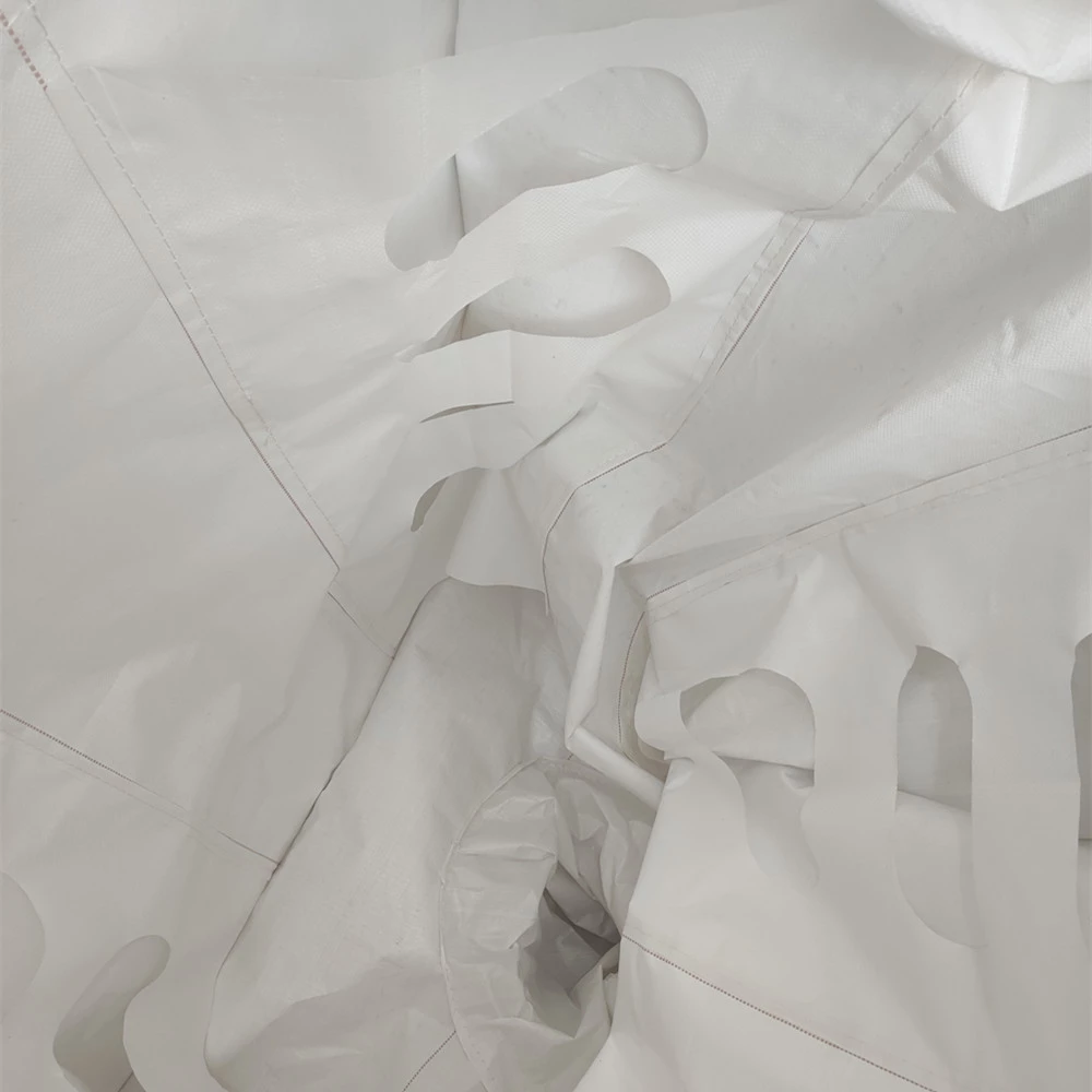 Uncoated U-Panel Baffle FIBC with Side-Seam Loops — detail view 6