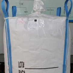White U-Panel Jumbo Bag with Siftproof Designation and Dual Spouts — detail view 2