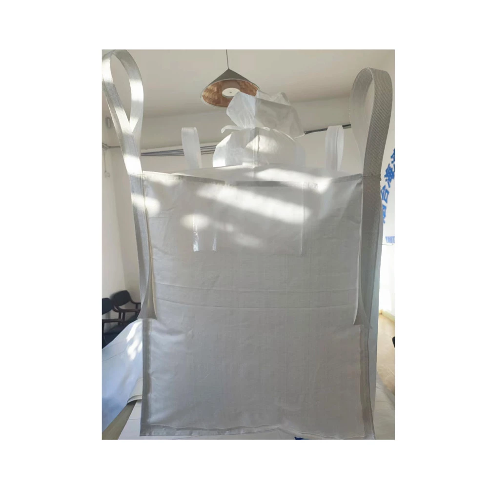 FIBC أبيض بلوحات U 80 x 80 x 90 بغطاء تنورة — detail view 1
