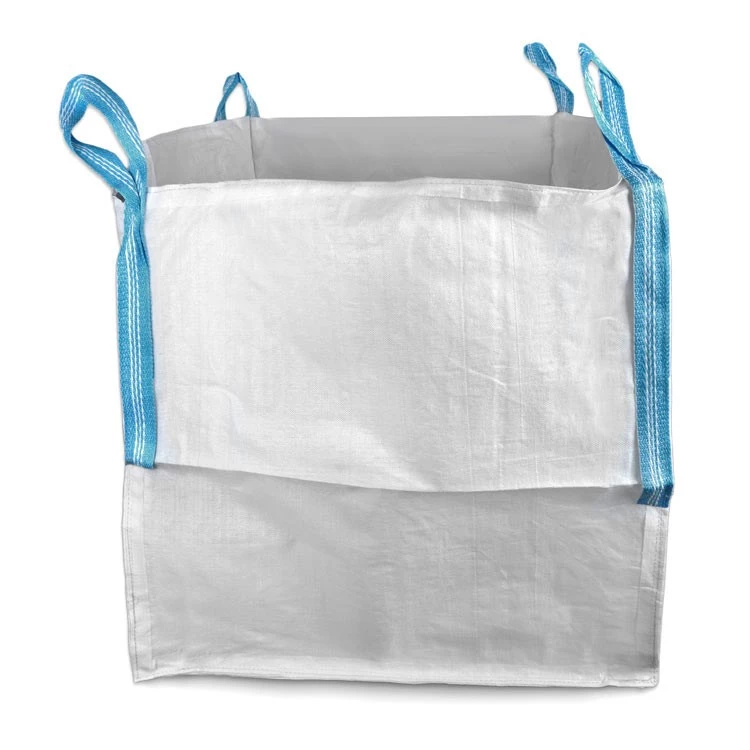 Uncoated White Construction Bulk Bag with a Fill Spout — detail view 1