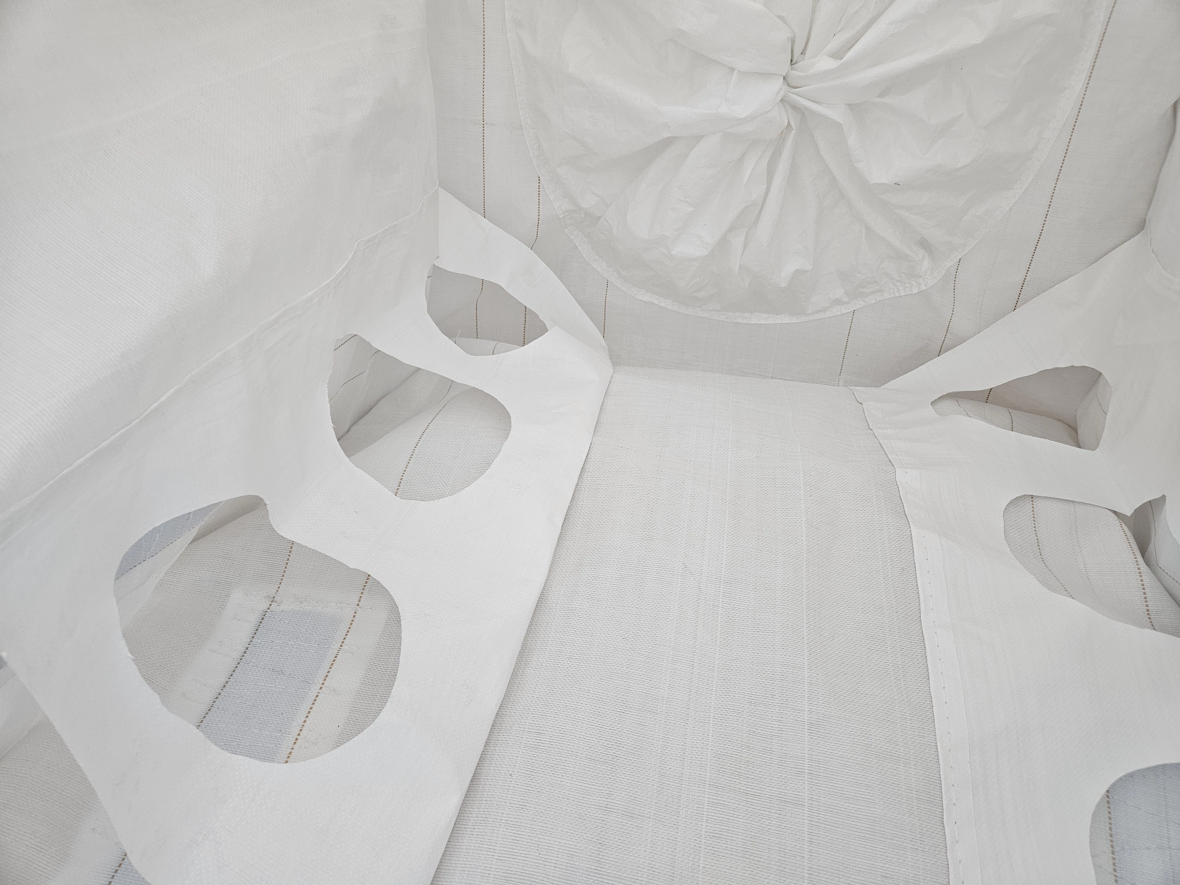 Custom Size Baffle FIBC with Side-Seam Loops — detail view 4