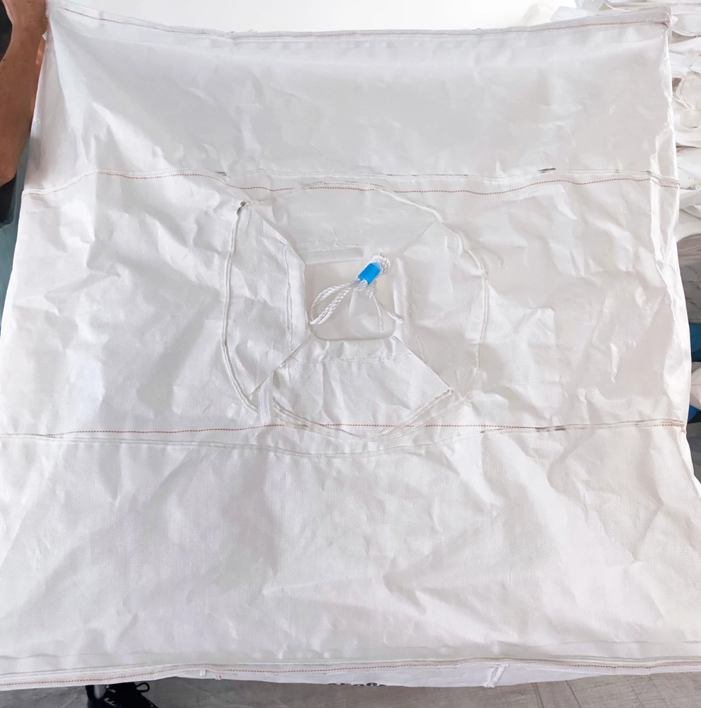 White Polypropylene Baffle Container Bag for Flour Packing — detail view 5