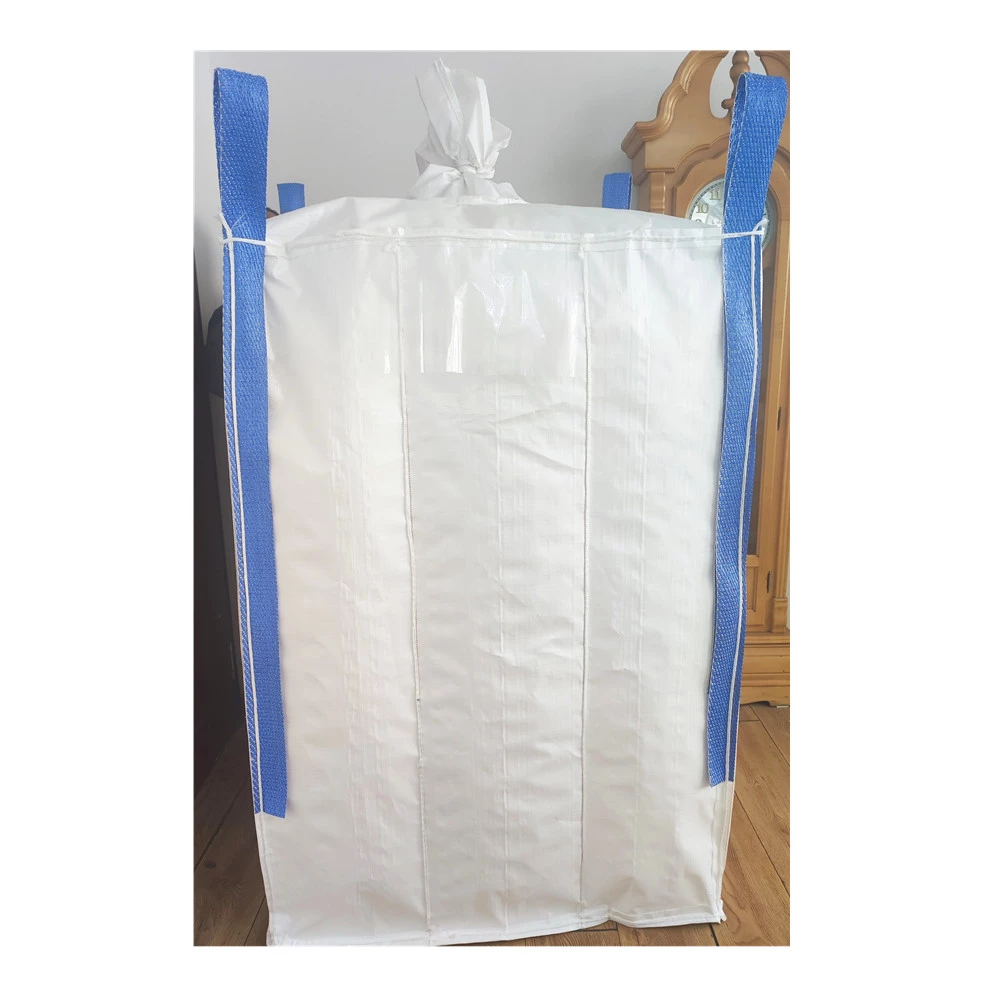 Coated White Baffle FIBC 100 x 100 x 120 — detail view 1