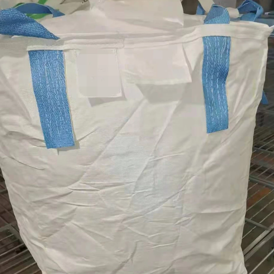 Blue-Loop Industrial FIBC with Safety Stitching and Custom Printing — detail view 3