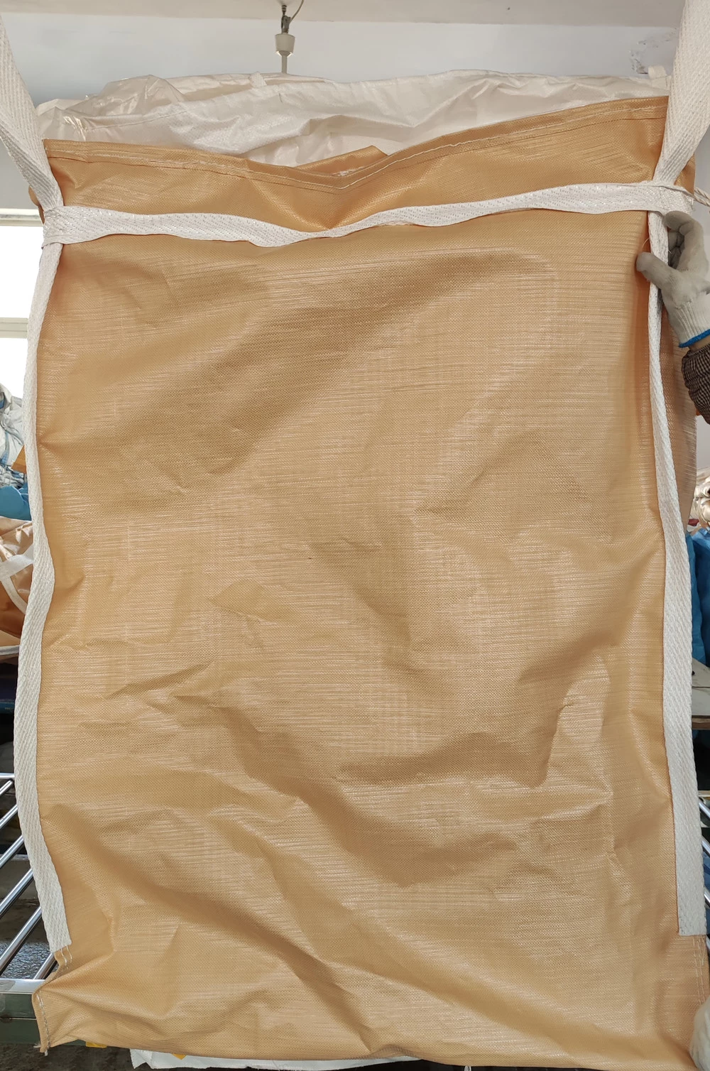 Coated Beige U-Panel Bag for Chemical Powder — detail view 2