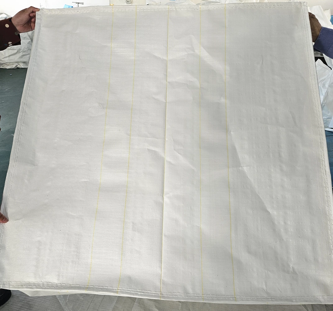 Open-Top Tubular FIBC 95 x 95 x 110cm with Flat Base — detail view 4